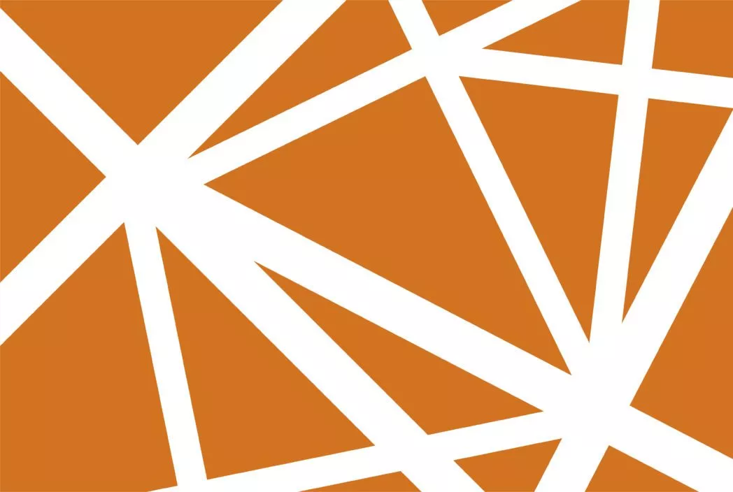Grafik Vernetzung orange