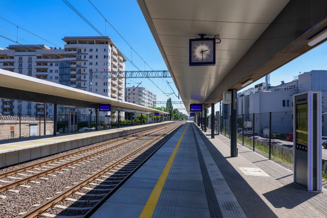 Train Station in the City